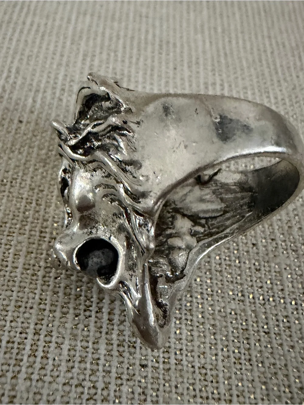Vintage style Lion Head Ring - Men Accessories - Picture 4 of 6